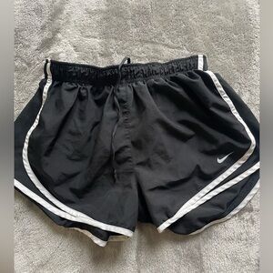 black Nike shorts